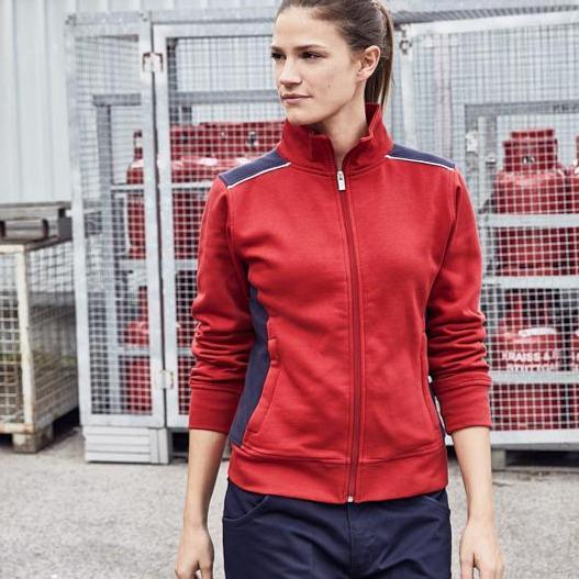 Ladies' Workwear Sweat Jacket - COLOR - » T-Shirt Druck & Stick vom Profi