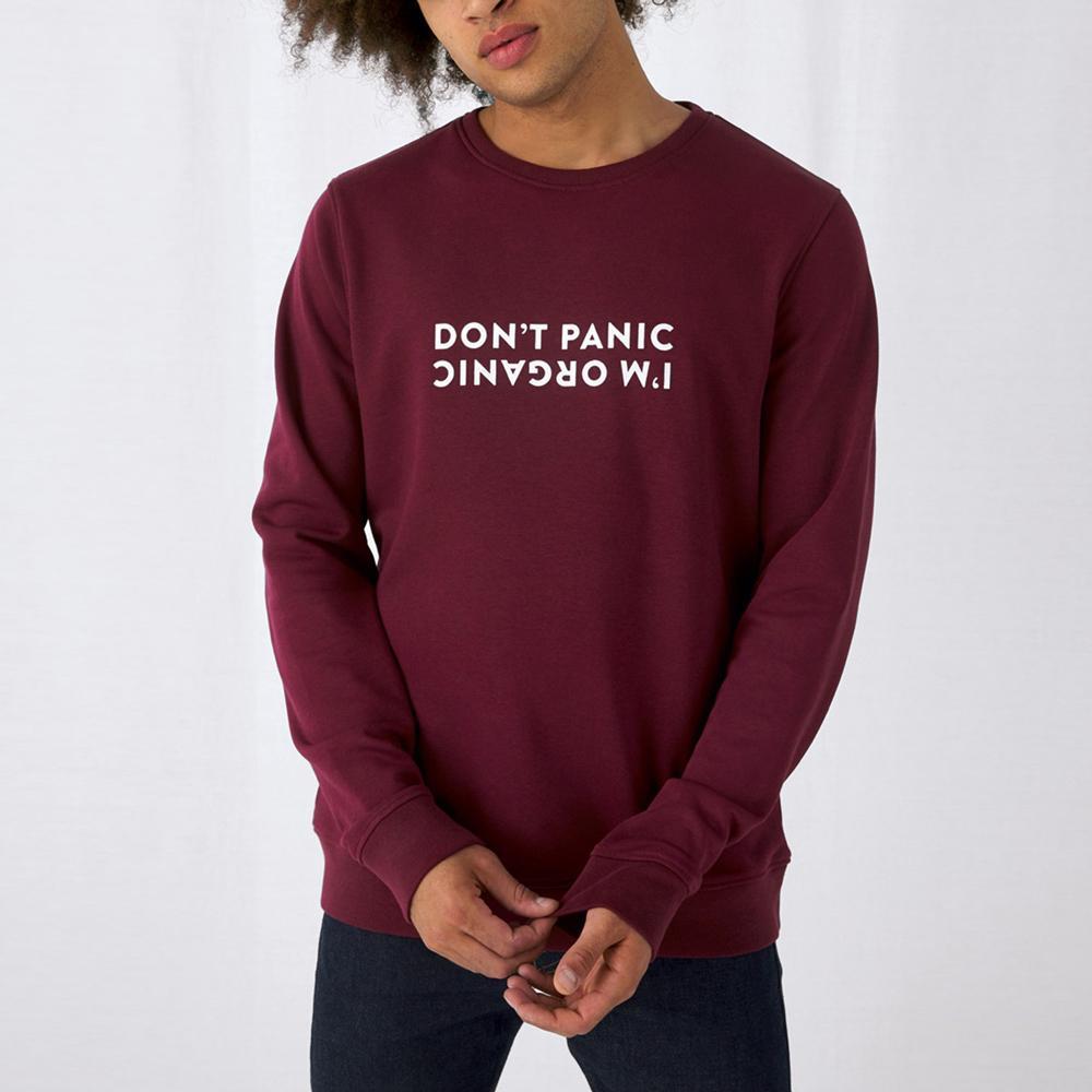 Organic Crew Neck Sweat » T-Shirt Druck Stick vom Profi » T