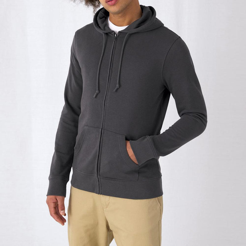 Organic Zipped Hood Jacket » T-Shirt Druck & Stick vom Profi