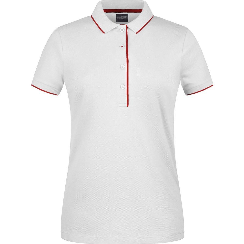 Ladies' Polo Stripe » T-Shirt Druck & Stick vom Profi