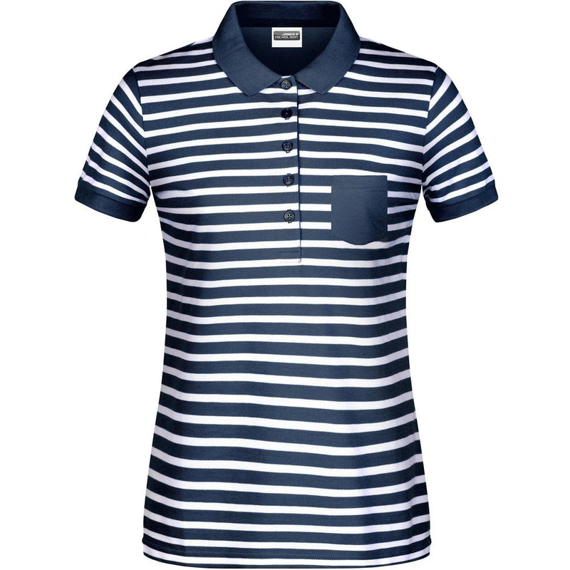 Ladies' Polo Striped » T-Shirt Druck & Stick vom Profi