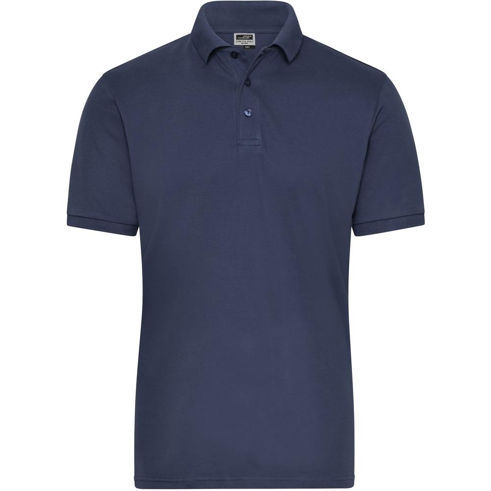 Men s BIO Stretch Polo Work SOLID T Shirt Druck Stick vom Profi T Shirt Buddies