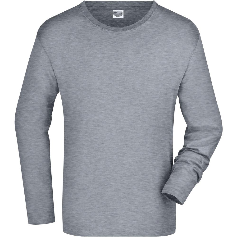 Men's Long-Sleeved Medium » T-Shirt Druck & Stick vom Profi