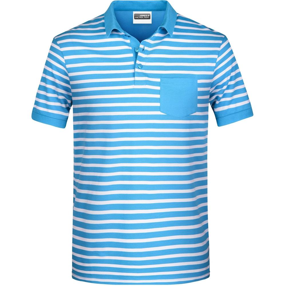 Men's Polo Striped » T-Shirt Druck & Stick vom Profi