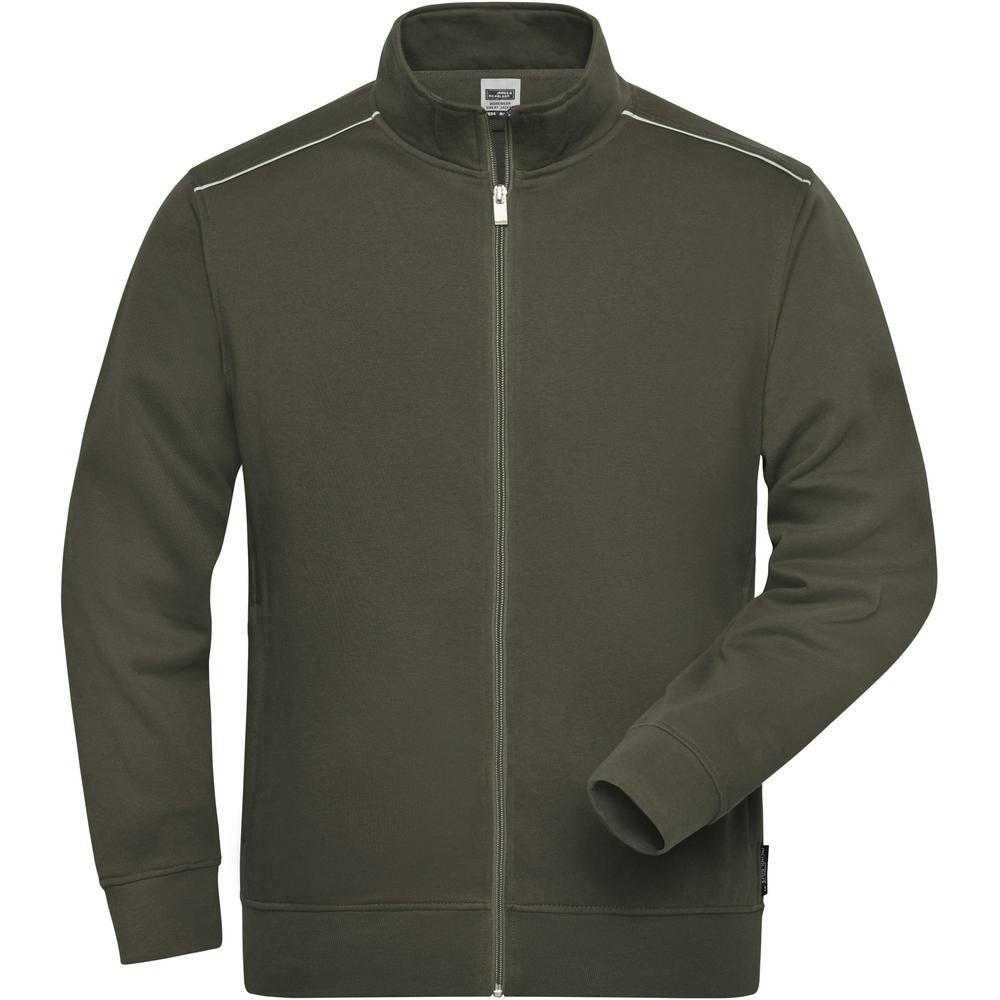 Men's Workwear Sweat-Jacket - SOLID - » T-Shirt Druck & Stick vom Profi